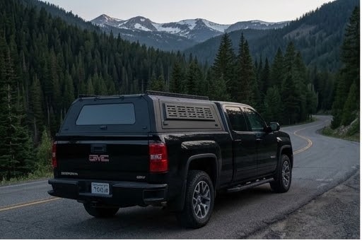Aluminum Cap Canopy For Chevrolet Silverado/GMC Sierra 1500/2500/3500 2014-2018 6.5' Bed - Image 2